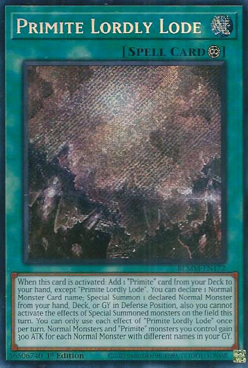 Primite Lordly Lode [BLMM-EN172] Secret Rare | Galaxy Games LLC