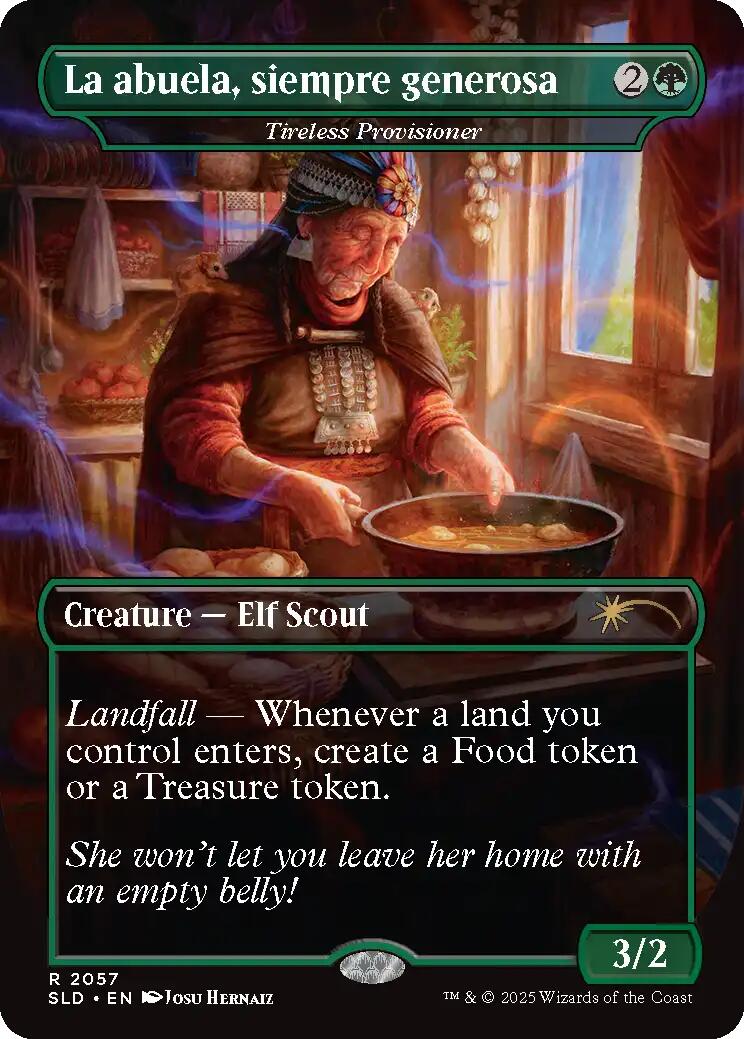 La abuela, siempre generosa - Tireless Provisioner [Secret Lair Drop Series] | Galaxy Games LLC