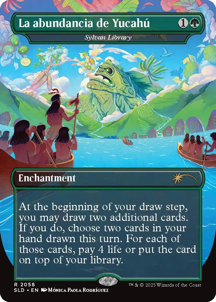 La abundancia de Yucahu - Sylvan Library [Secret Lair Drop Series] | Galaxy Games LLC