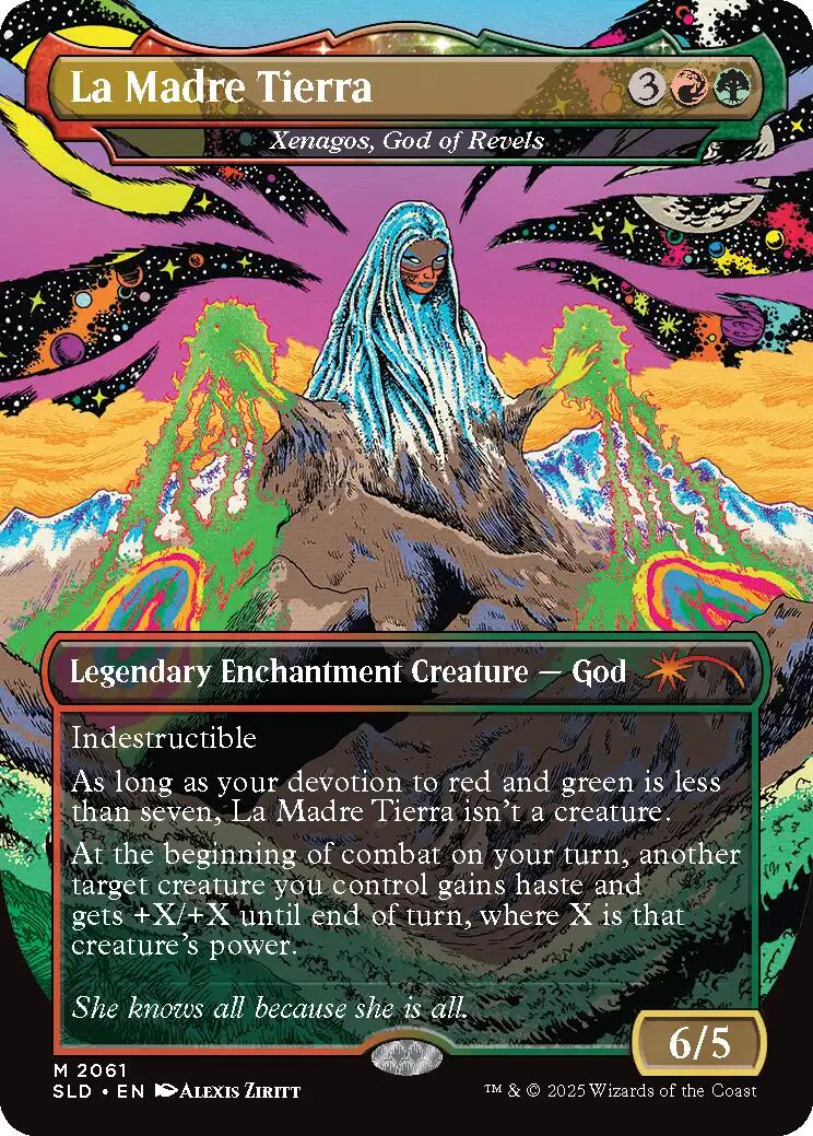 La Madre Tierra - Xenagos, God of Revels [Secret Lair Drop Series] | Galaxy Games LLC