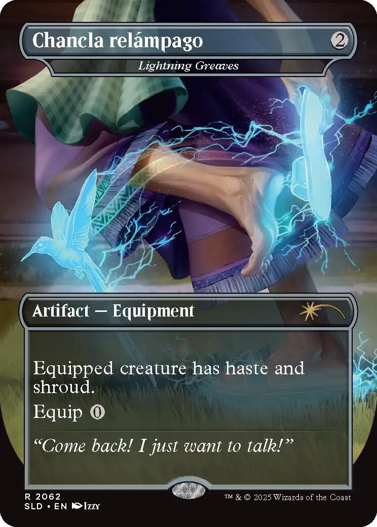 Chancla relampago - Lightning Greaves [Secret Lair Drop Series] | Galaxy Games LLC