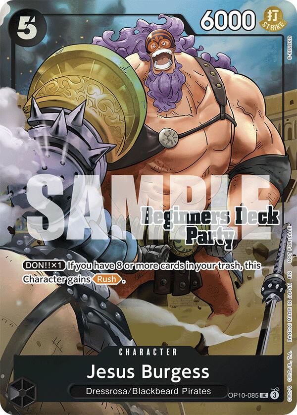 Jesus Burgess (ST-23 - ST-28 Beginners Deck Party) [Winner] [One Piece Promotion Cards] | Galaxy Games LLC