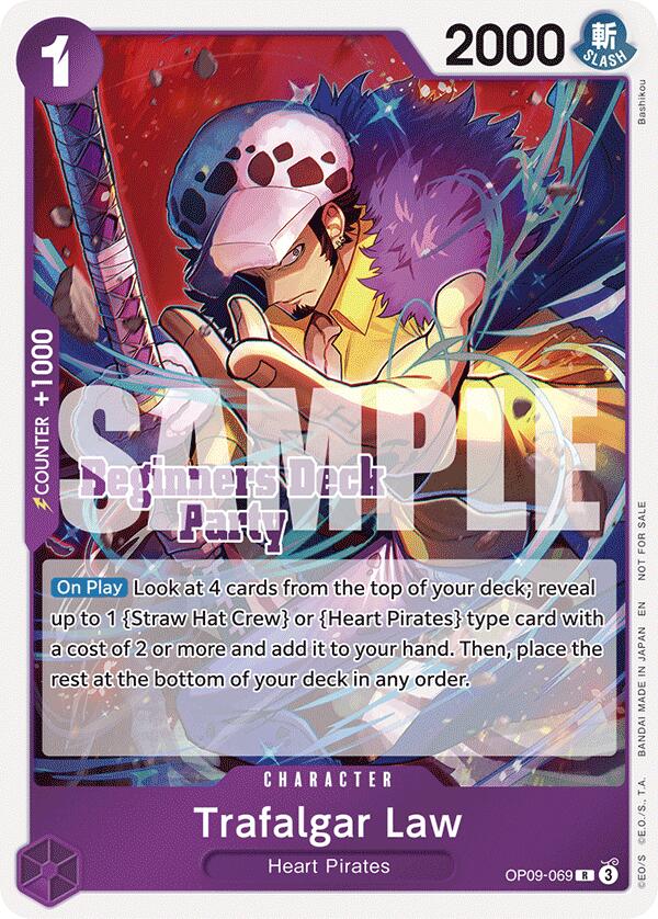 Trafalgar Law (ST-23 - ST-28 Beginners Deck Party) [Participation] [One Piece Promotion Cards] | Galaxy Games LLC