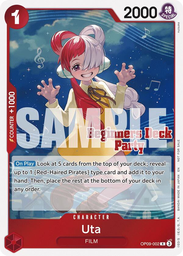 Uta (ST-23 - ST-28 Beginners Deck Party) [Participation] [One Piece Promotion Cards] | Galaxy Games LLC
