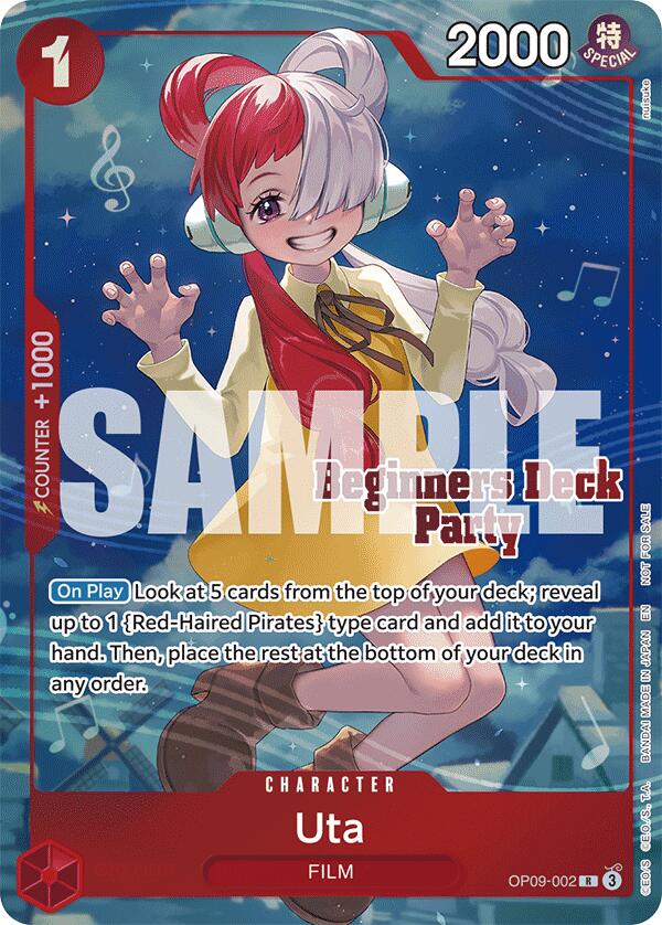Uta (ST-23 - ST-28 Beginners Deck Party) [Winner] [One Piece Promotion Cards] | Galaxy Games LLC
