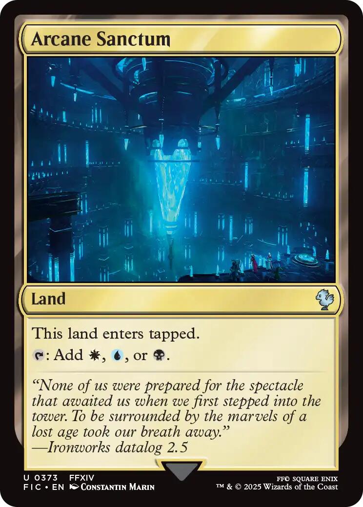 Arcane Sanctum (Surge Foil) [FINAL FANTASY Commander] | Galaxy Games LLC