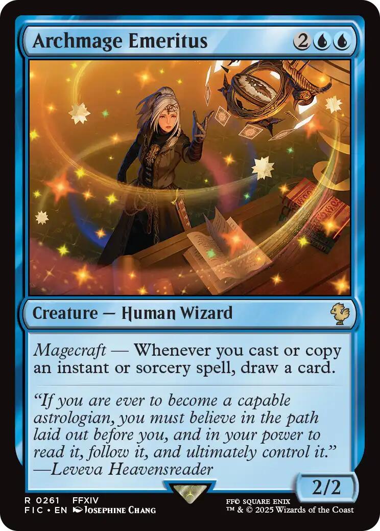 Archmage Emeritus (Surge Foil) [FINAL FANTASY Commander] | Galaxy Games LLC