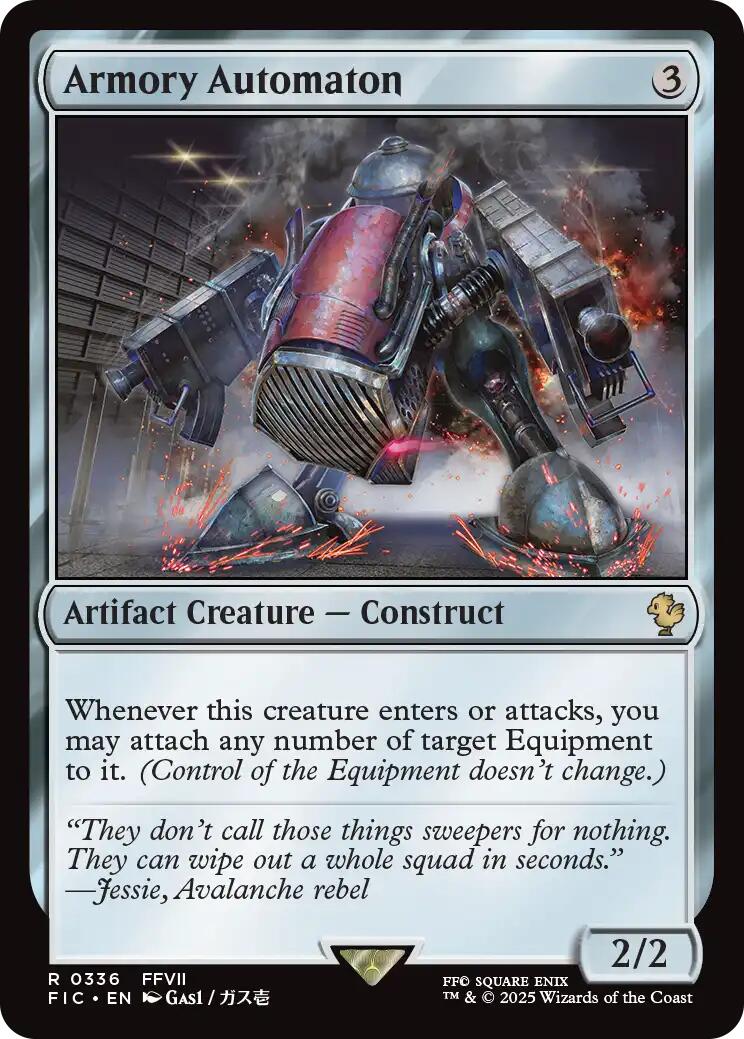 Armory Automaton (Surge Foil) [FINAL FANTASY Commander] | Galaxy Games LLC