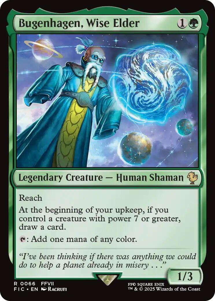 Bugenhagen, Wise Elder (Surge Foil) [FINAL FANTASY Commander] | Galaxy Games LLC