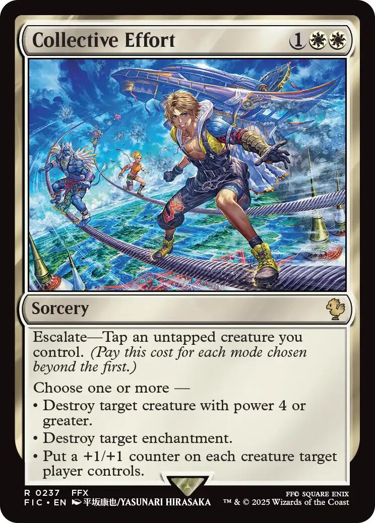 Collective Effort (Surge Foil) [FINAL FANTASY Commander] | Galaxy Games LLC