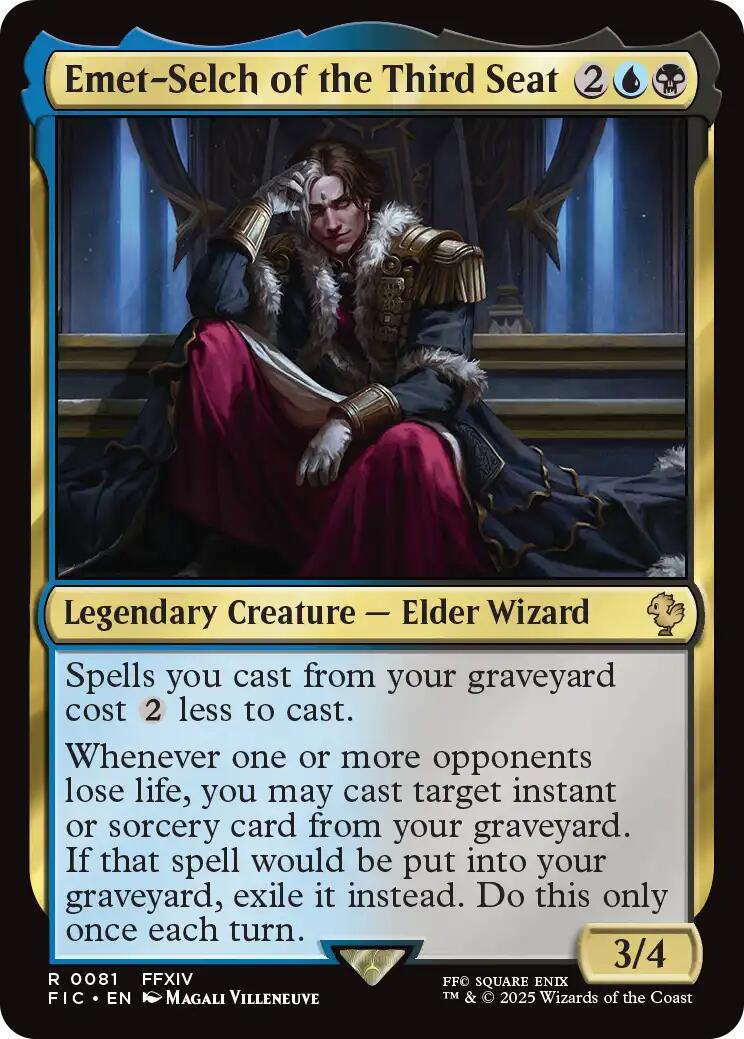 Emet-Selch of the Third Seat (Surge Foil) [FINAL FANTASY Commander] | Galaxy Games LLC