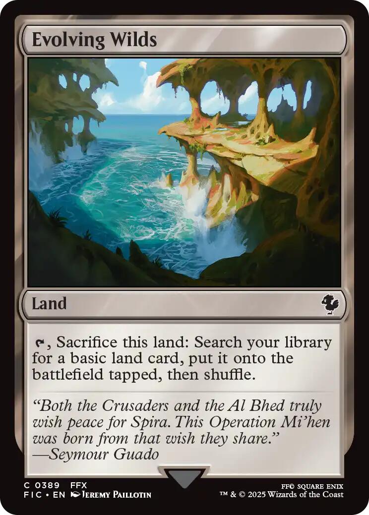 Evolving Wilds (Surge Foil) [FINAL FANTASY Commander] | Galaxy Games LLC
