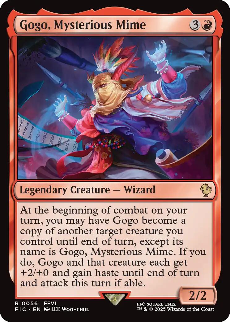 Gogo, Mysterious Mime (Surge Foil) [FINAL FANTASY Commander] | Galaxy Games LLC