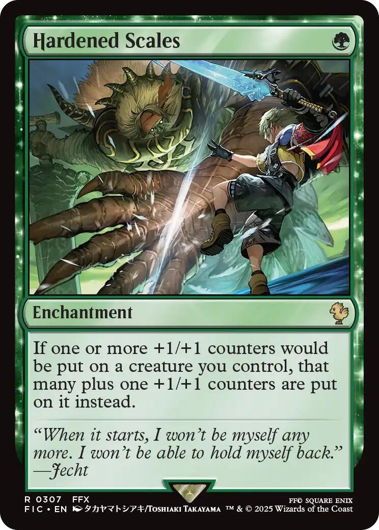 Hardened Scales (Surge Foil) [FINAL FANTASY Commander] | Galaxy Games LLC