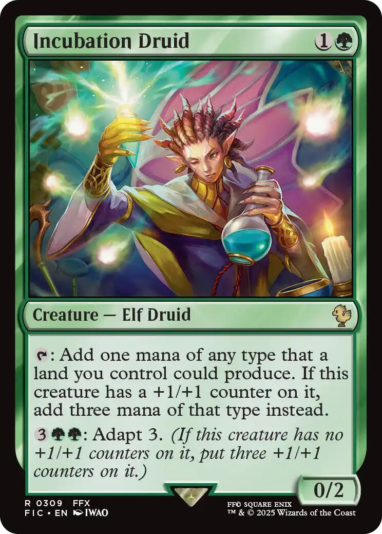 Incubation Druid (Surge Foil) [FINAL FANTASY Commander] | Galaxy Games LLC