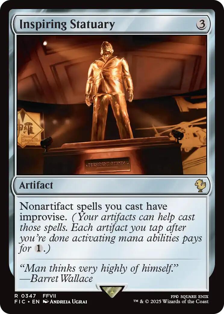 Inspiring Statuary (Surge Foil) [FINAL FANTASY Commander] | Galaxy Games LLC