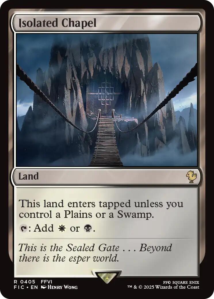 Isolated Chapel (Surge Foil) [FINAL FANTASY Commander] | Galaxy Games LLC