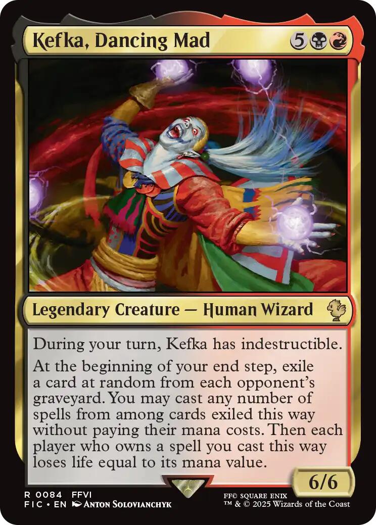 Kefka, Dancing Mad (Surge Foil) [FINAL FANTASY Commander] | Galaxy Games LLC