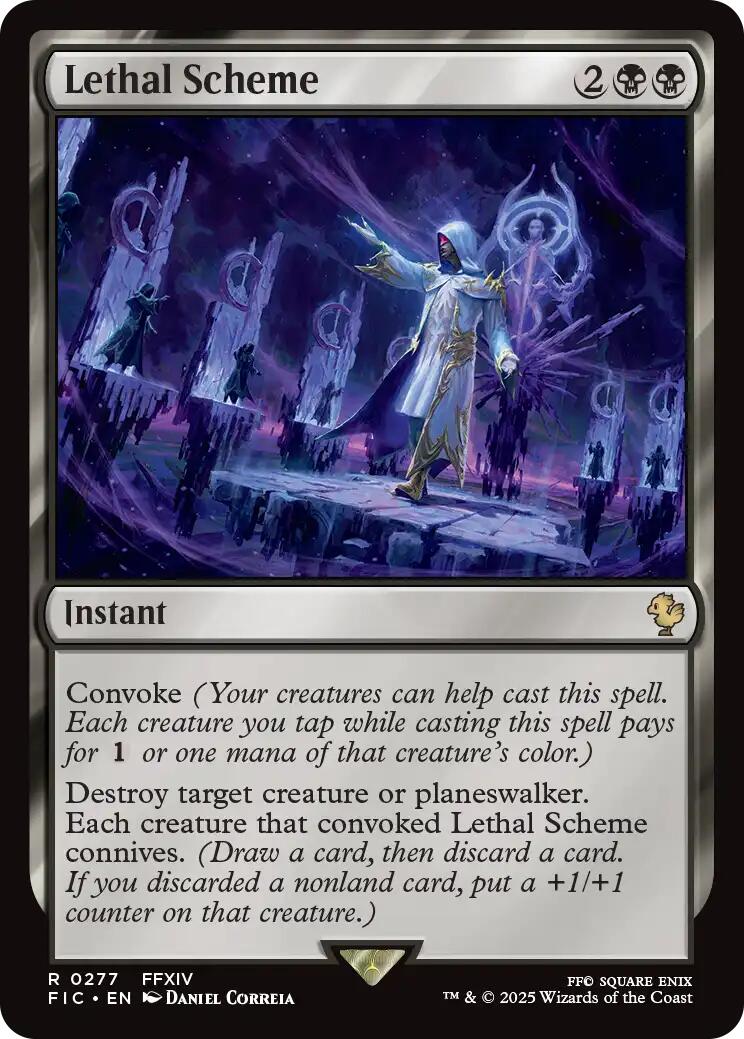 Lethal Scheme (Surge Foil) [FINAL FANTASY Commander] | Galaxy Games LLC
