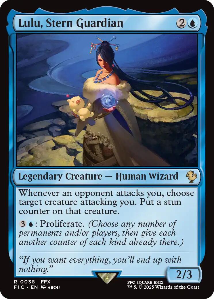 Lulu, Stern Guardian (Surge Foil) [FINAL FANTASY Commander] | Galaxy Games LLC