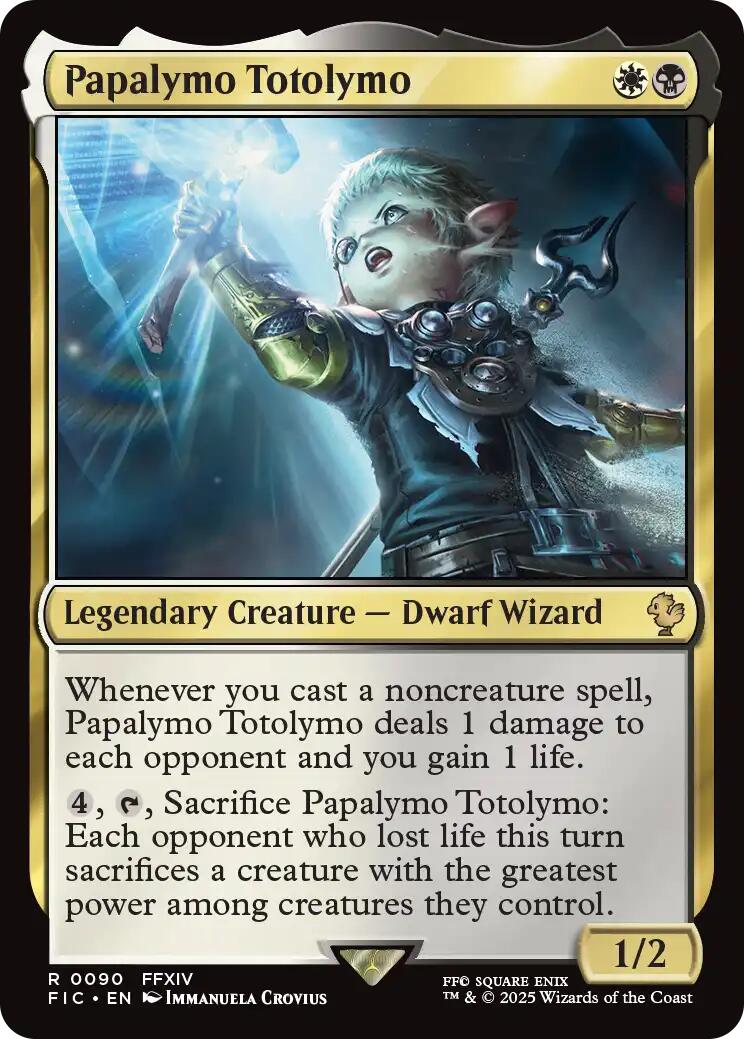 Papalymo Totolymo (Surge Foil) [FINAL FANTASY Commander] | Galaxy Games LLC