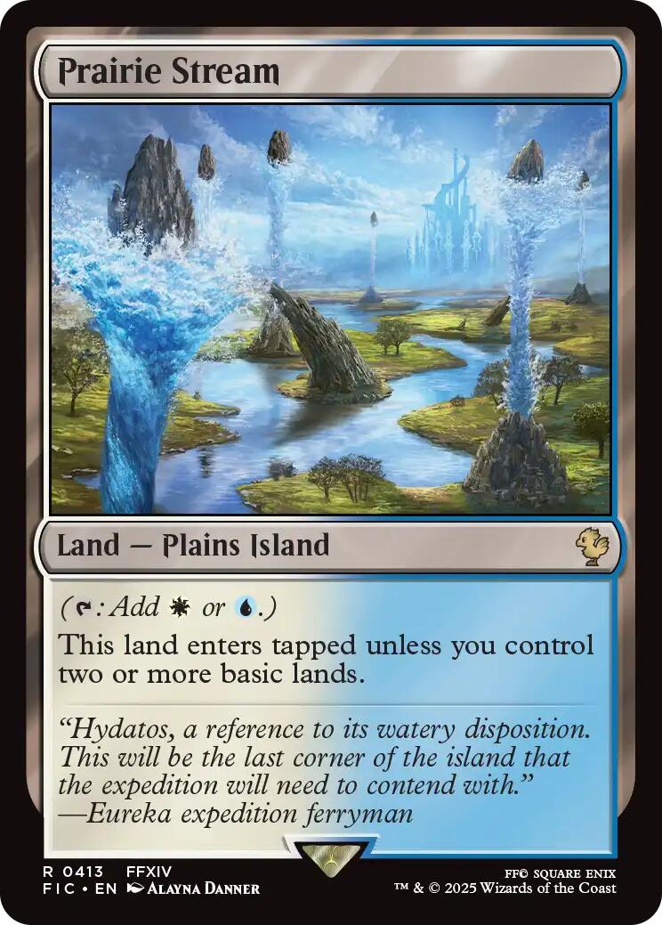Prairie Stream (Surge Foil) [FINAL FANTASY Commander] | Galaxy Games LLC