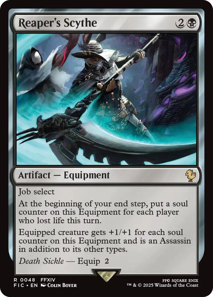 Reaper's Scythe (Surge Foil) [FINAL FANTASY Commander] | Galaxy Games LLC