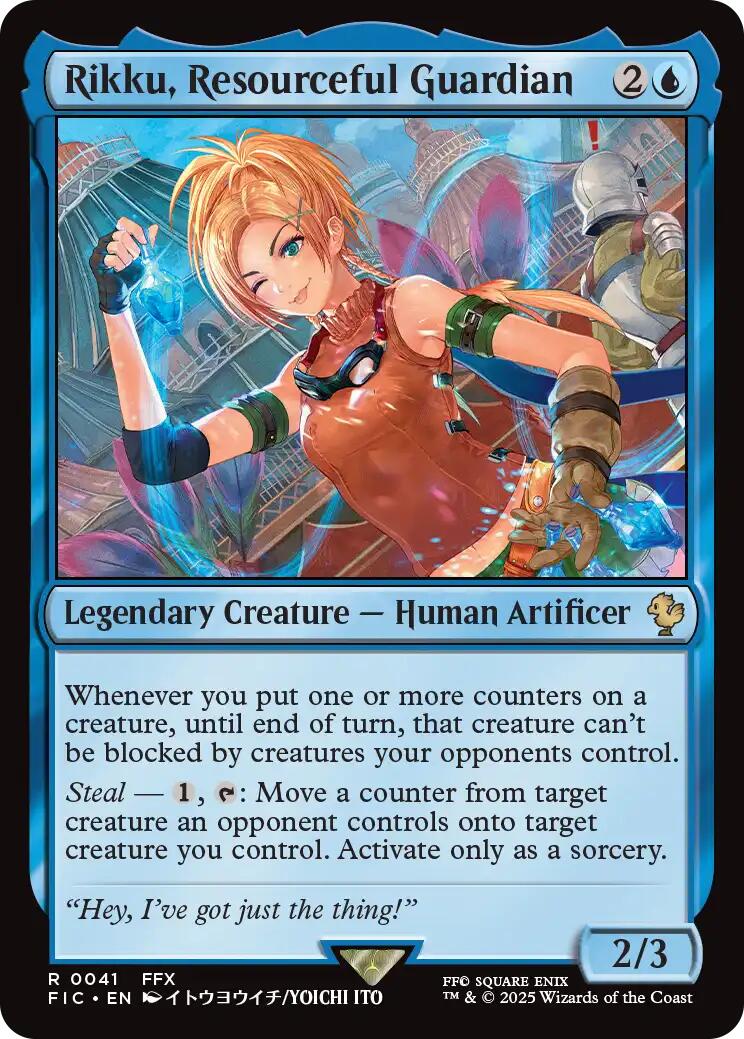 Rikku, Resourceful Guardian (Surge Foil) [FINAL FANTASY Commander] | Galaxy Games LLC