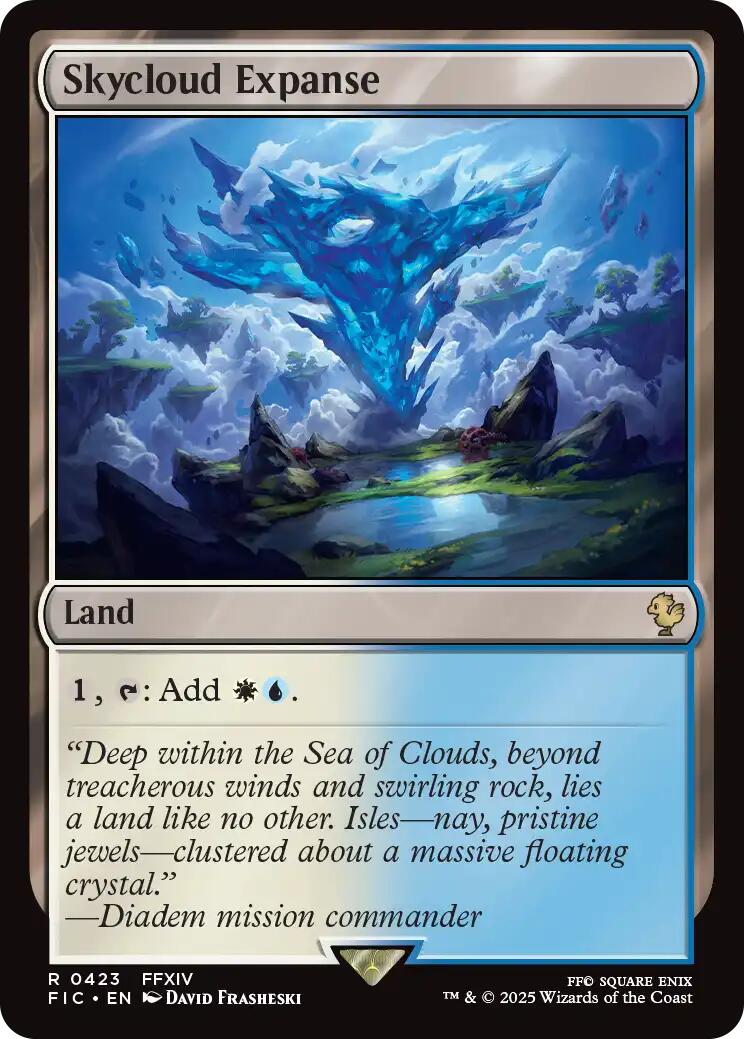 Skycloud Expanse (Surge Foil) [FINAL FANTASY Commander] | Galaxy Games LLC