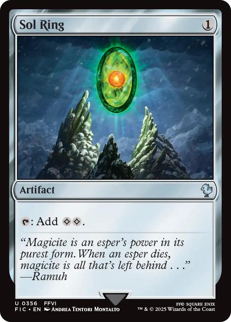 Sol Ring (0356) (Surge Foil) [FINAL FANTASY Commander] | Galaxy Games LLC