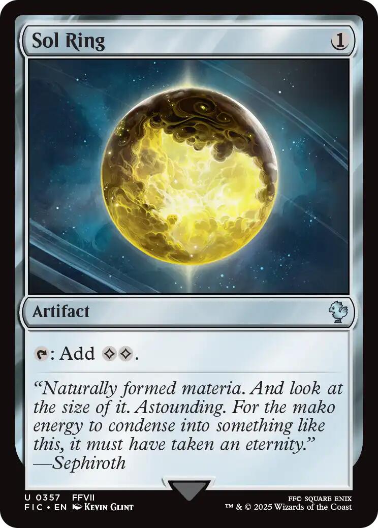 Sol Ring (0357) (Surge Foil) [FINAL FANTASY Commander] | Galaxy Games LLC
