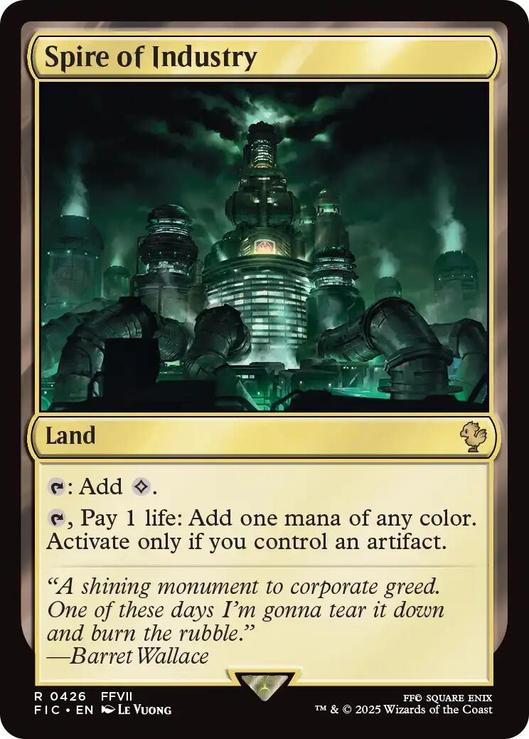 Spire of Industry (Surge Foil) [FINAL FANTASY Commander] | Galaxy Games LLC