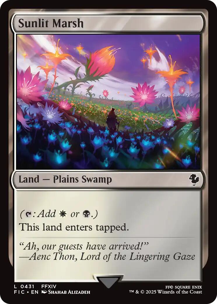 Sunlit Marsh (Surge Foil) [FINAL FANTASY Commander] | Galaxy Games LLC