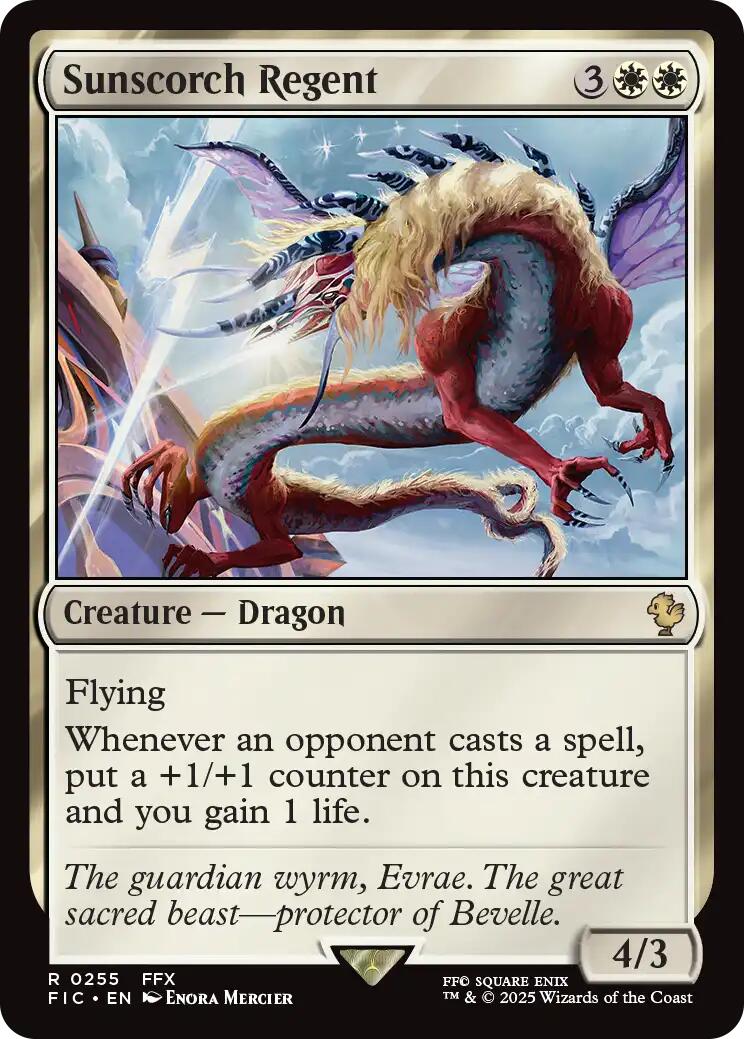 Sunscorch Regent (Surge Foil) [FINAL FANTASY Commander] | Galaxy Games LLC