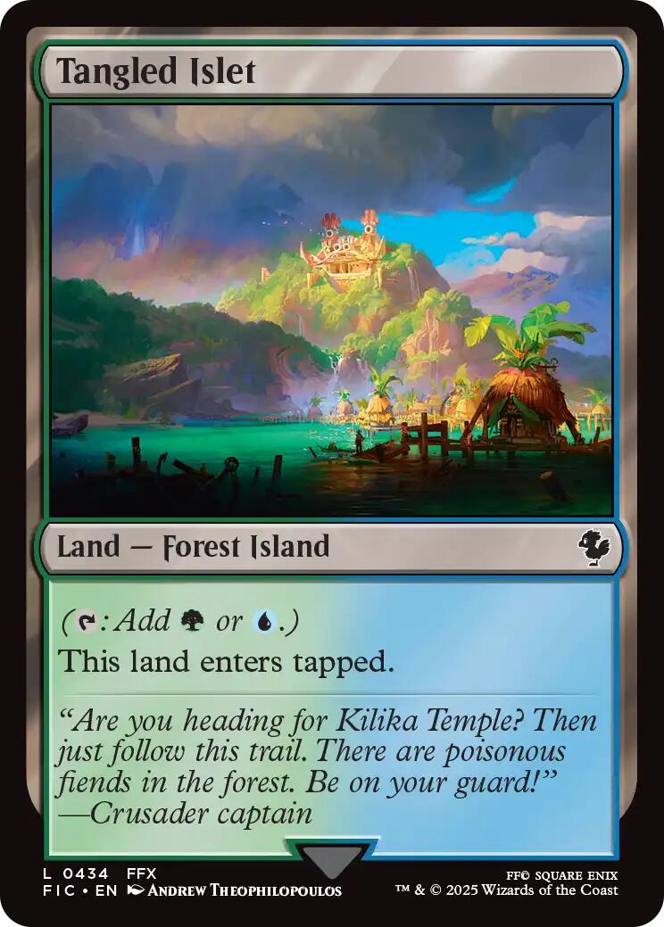 Tangled Islet (Surge Foil) [FINAL FANTASY Commander] | Galaxy Games LLC
