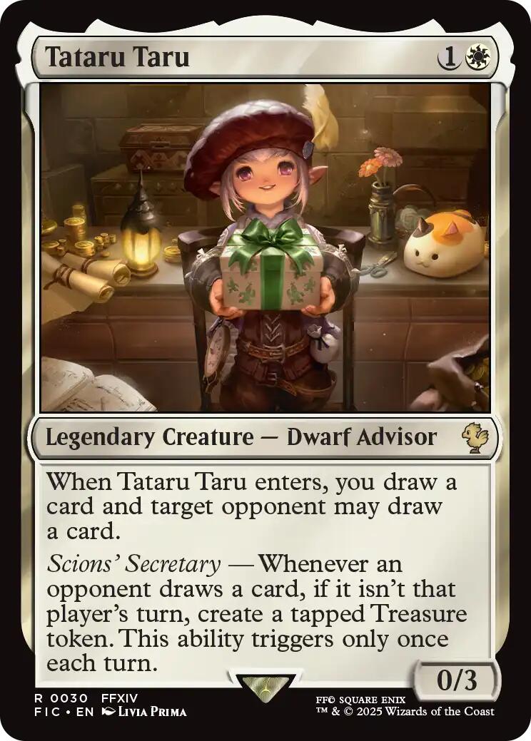 Tataru Taru (Surge Foil) [FINAL FANTASY Commander] | Galaxy Games LLC