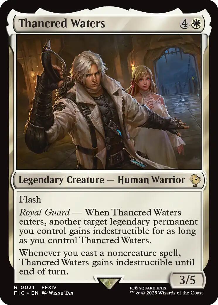 Thancred Waters (Surge Foil) [FINAL FANTASY Commander] | Galaxy Games LLC