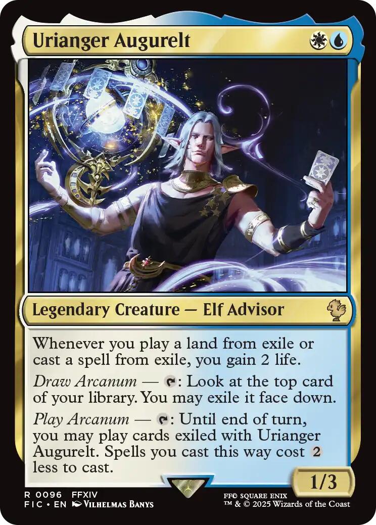 Urianger Augurelt (Surge Foil) [FINAL FANTASY Commander] | Galaxy Games LLC