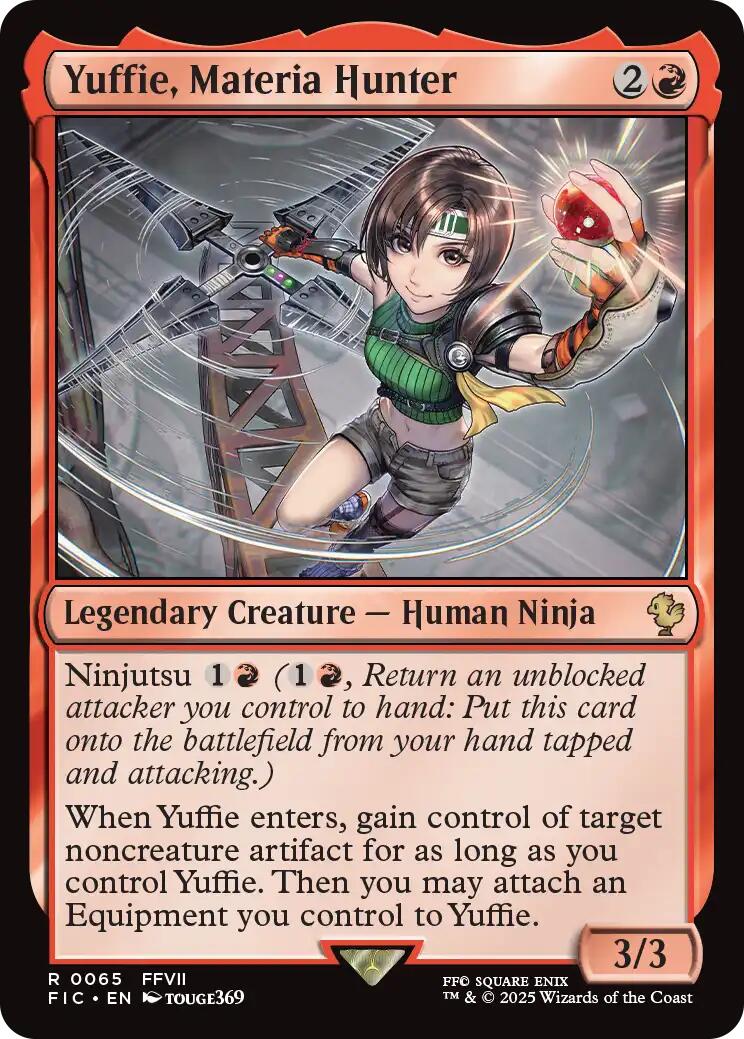 Yuffie, Materia Hunter (Surge Foil) [FINAL FANTASY Commander] | Galaxy Games LLC