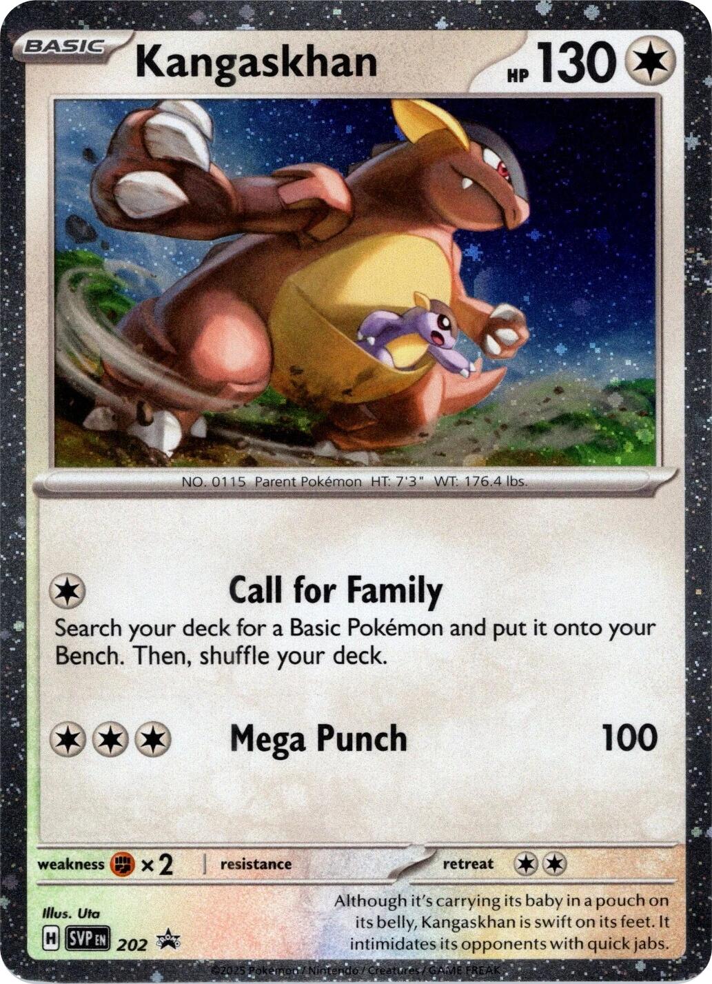 Kangaskhan (202) (Cosmos Holo) [Scarlet & Violet: Black Star Promos] | Galaxy Games LLC