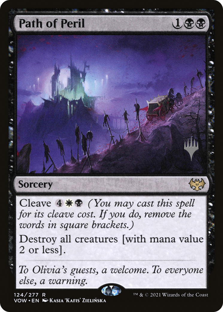 Path of Peril (Promo Pack) [Innistrad: Crimson Vow Promos] | Galaxy Games LLC