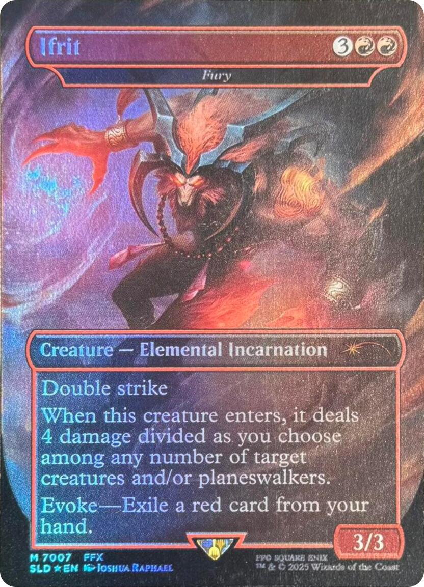 Ifrit - Fury (Rainbow Foil) [Secret Lair Drop Series] | Galaxy Games LLC