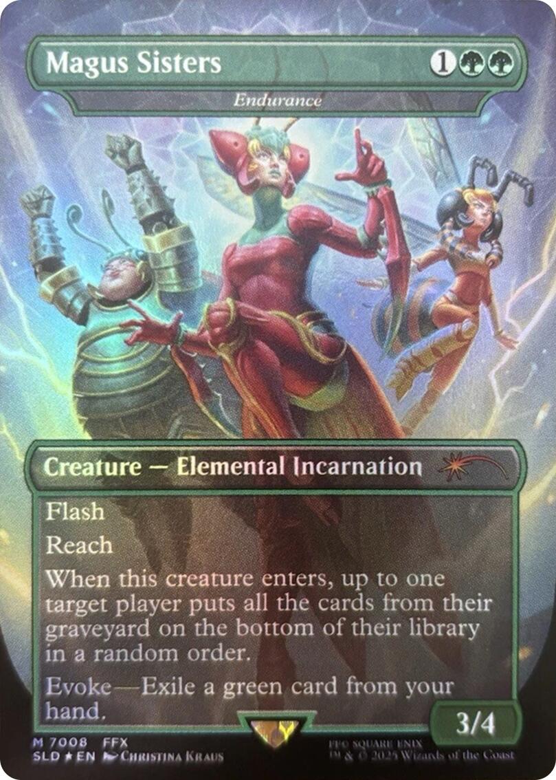 Magus Sisters - Endurance (Rainbow Foil) [Secret Lair Drop Series] | Galaxy Games LLC