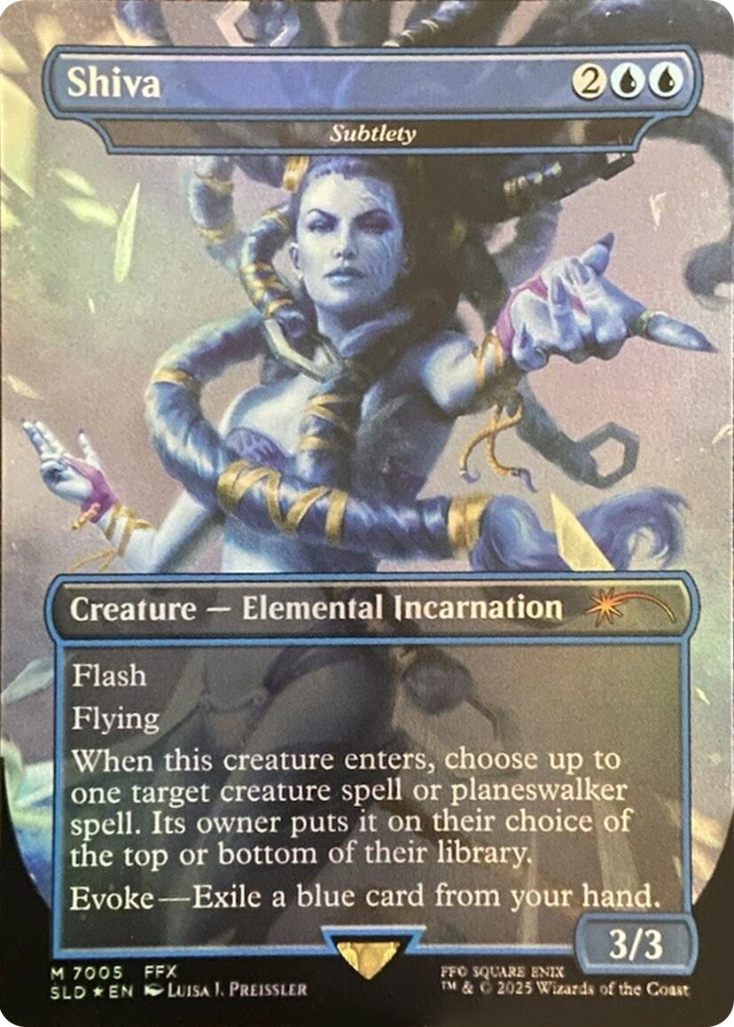 Shiva - Subtlety (Rainbow Foil) [Secret Lair Drop Series] | Galaxy Games LLC