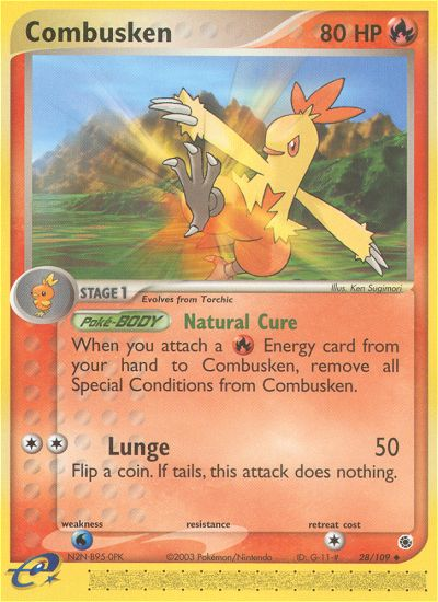 Combusken (28/109) [EX: Ruby & Sapphire] | Galaxy Games LLC