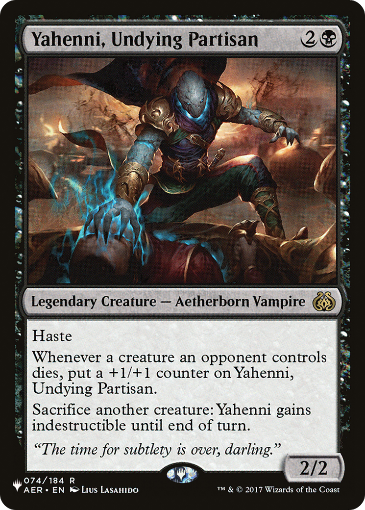 Yahenni, Undying Partisan [The List] | Galaxy Games LLC