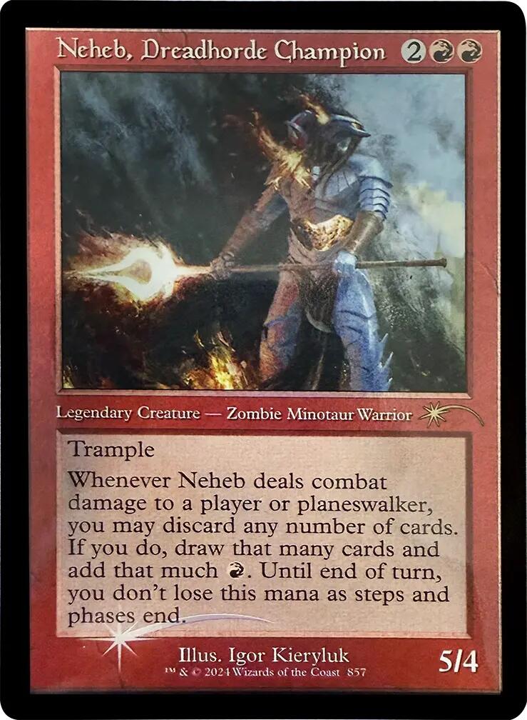 Neheb, Dreadhorde Champion (Retro Frame) [Secret Lair Drop Series] | Galaxy Games LLC
