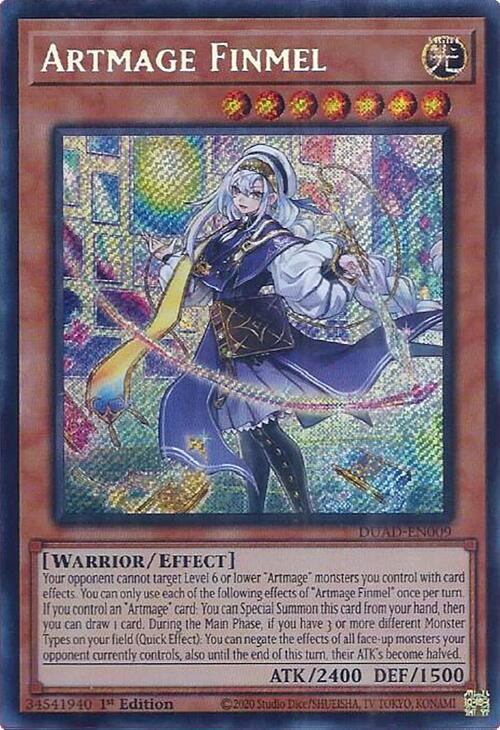 Artmage Finmel [DUAD-EN009] Secret Rare | Galaxy Games LLC