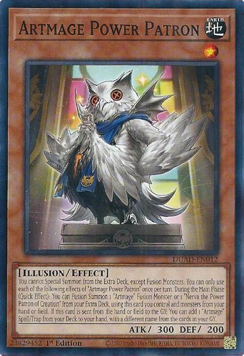 Artmage Power Patron [DUAD-EN012] Common | Galaxy Games LLC