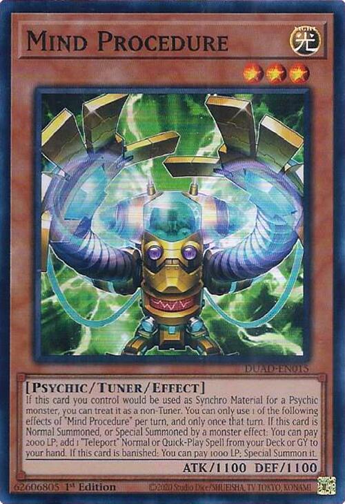 Mind Procedure [DUAD-EN015] Super Rare | Galaxy Games LLC